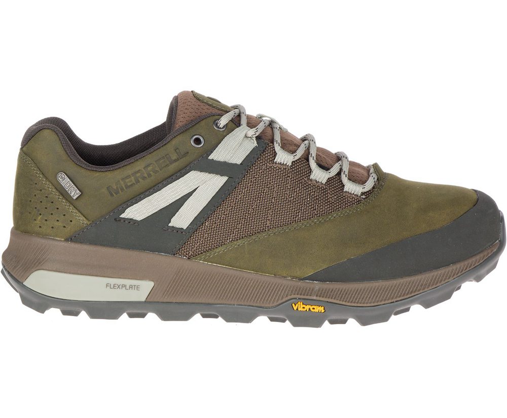 Tenis Homem - Merrell Zion Waterproof - Verde Oliva - GQA320598